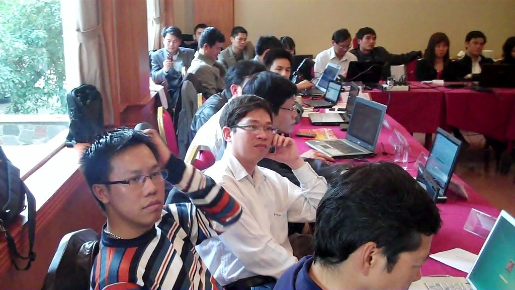 Journalism training in Hanoi, Vietnam. Image by David Brewer shared via Creative Commons